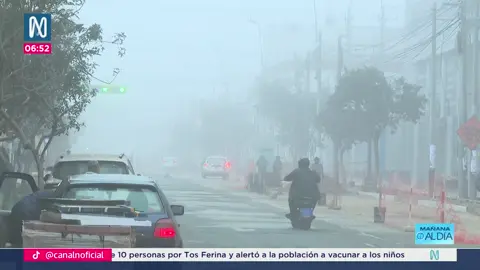 #EnVivo Lima amaneció con densa neblina