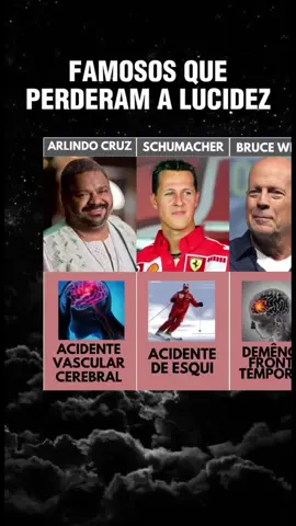 Famosos que perderam a lucidez  #famosos #lucidez #arlindocruz #schumacher #michaelschumacher #brucewillis #mauriciokubrusly #ozzyosbourne #velhice #acidentevascularcerebal #avc #acidente #saudemental #afasia #demencia #demência #demenciafrontotemporal #alzheimer #doenca #doençasraras #doencas #tratamento #recuperacao #estadodesaude #parkinson #maldeparkinson #terceiraidade #patologia #transtorno #tratamentonatural #arlindo #saudedohomem #curiosidades #idoso #idosos #fatosinteressantes #fatoscuriosos #curiosidade #fatosreais #realidade #chocante #polemico #polemica 