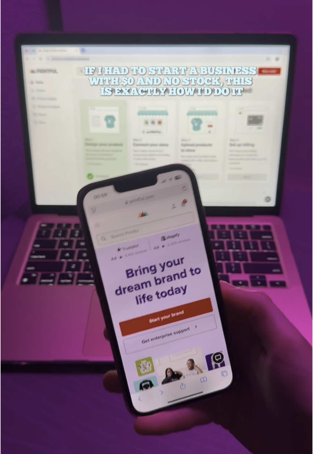 Ever dreamed of starting your own business without needing to stock up on inventory? Printful makes it easy to create and sell custom products like t-shirts, mugs, and more without ever worrying about storage or shipping. #digitalmarketing #sign #printful #sidehustle #onlinebusiness #start #facelessdigitalmarketing 