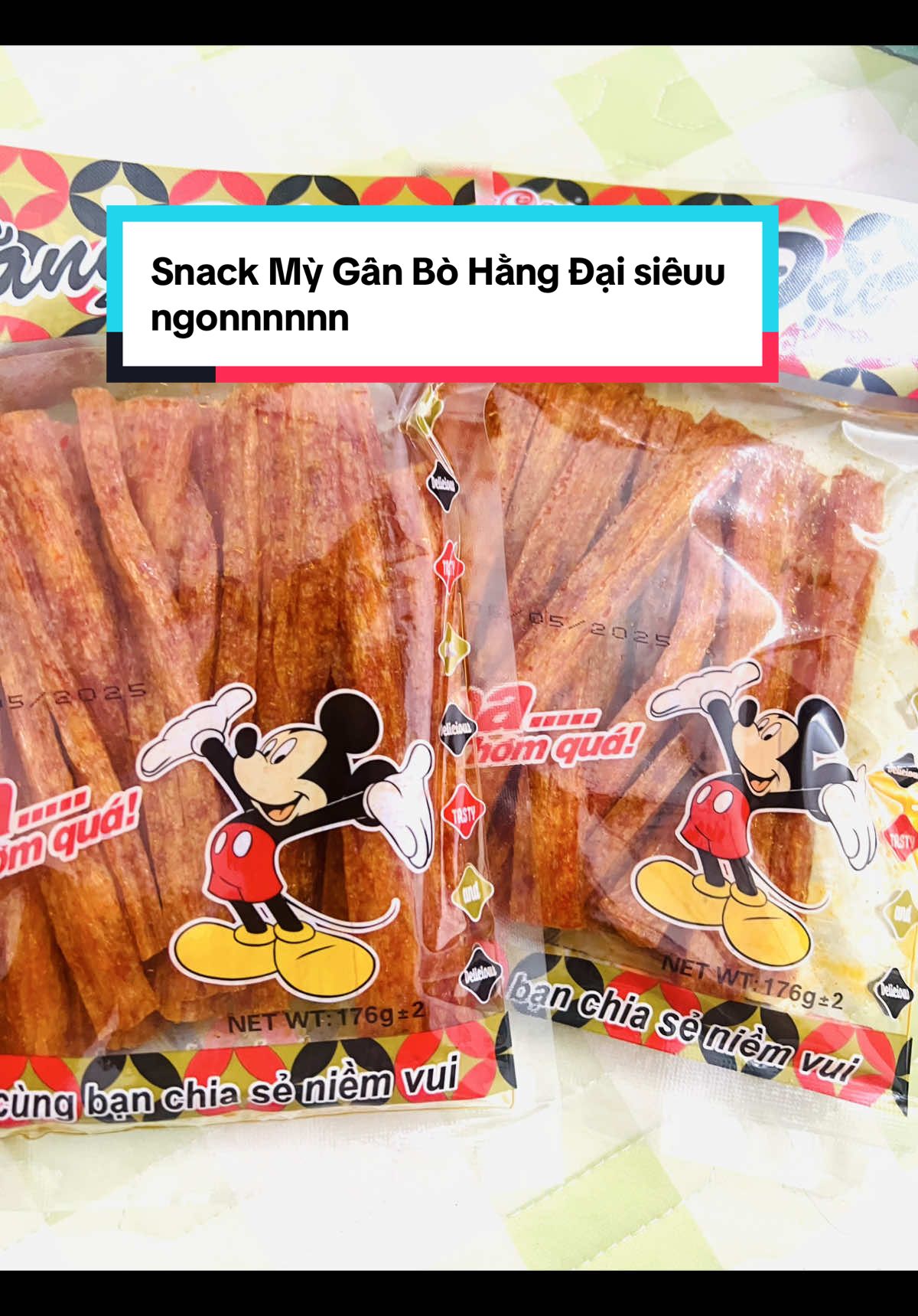 Snack Mỳ Gân Bò Hằng Đại siêu ngon, dai dai cay cay bùng vị, đồ ăn vặt cổng trường #ăncungtiktok #doănvat #ănngon #luongkho #tamcayhangdai #tamcaycongtruong #tamcayphomai #banhpoquayhop #baanhemfood #hổkaka 