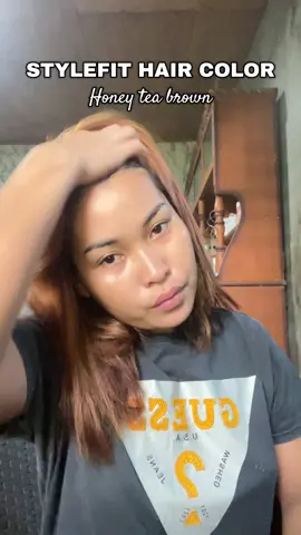 gandaaa sobra😍😍#haircolor #stylefit #stylefithaircolor #honeyteabrown 