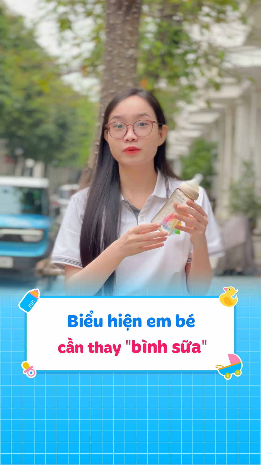 Biểu hiện em bé cần thay bình sữa #xuhuong #fyp #haihuoc #sua #binhsua #embe 