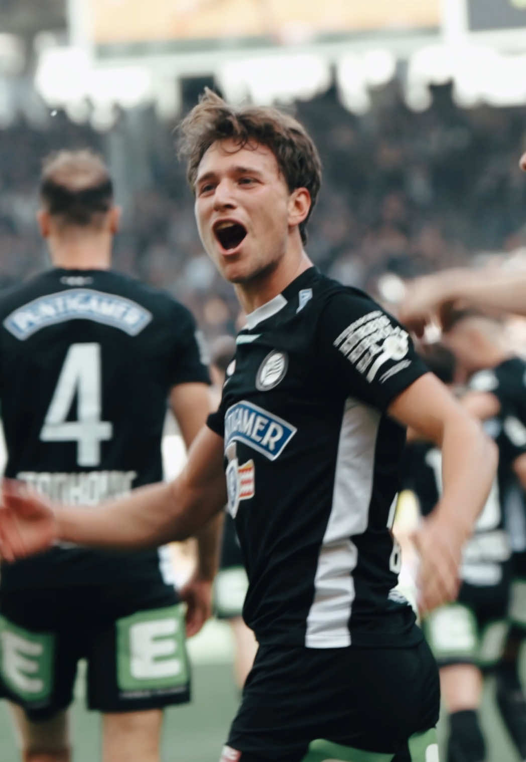 Der Treffer von William Bøving gegen den WAC! 🖤🤍 #sturmgraz #bøving #meister #champions 