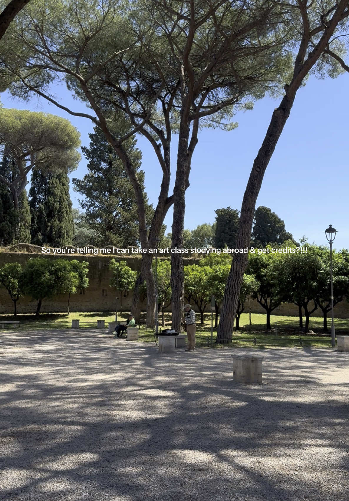 Like yessss I will draw in museums & parks all day #rome #italy🇮🇹 
