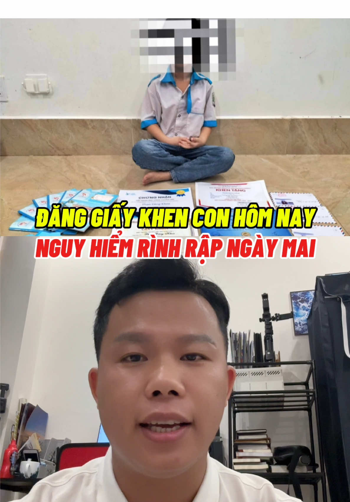 BỐ MẸ HÃY DỪNG NGAY VIỆC ĐĂNG GIẤY KHEN CỦA CON LÊN MXH #mxh #giaykhen #treem 