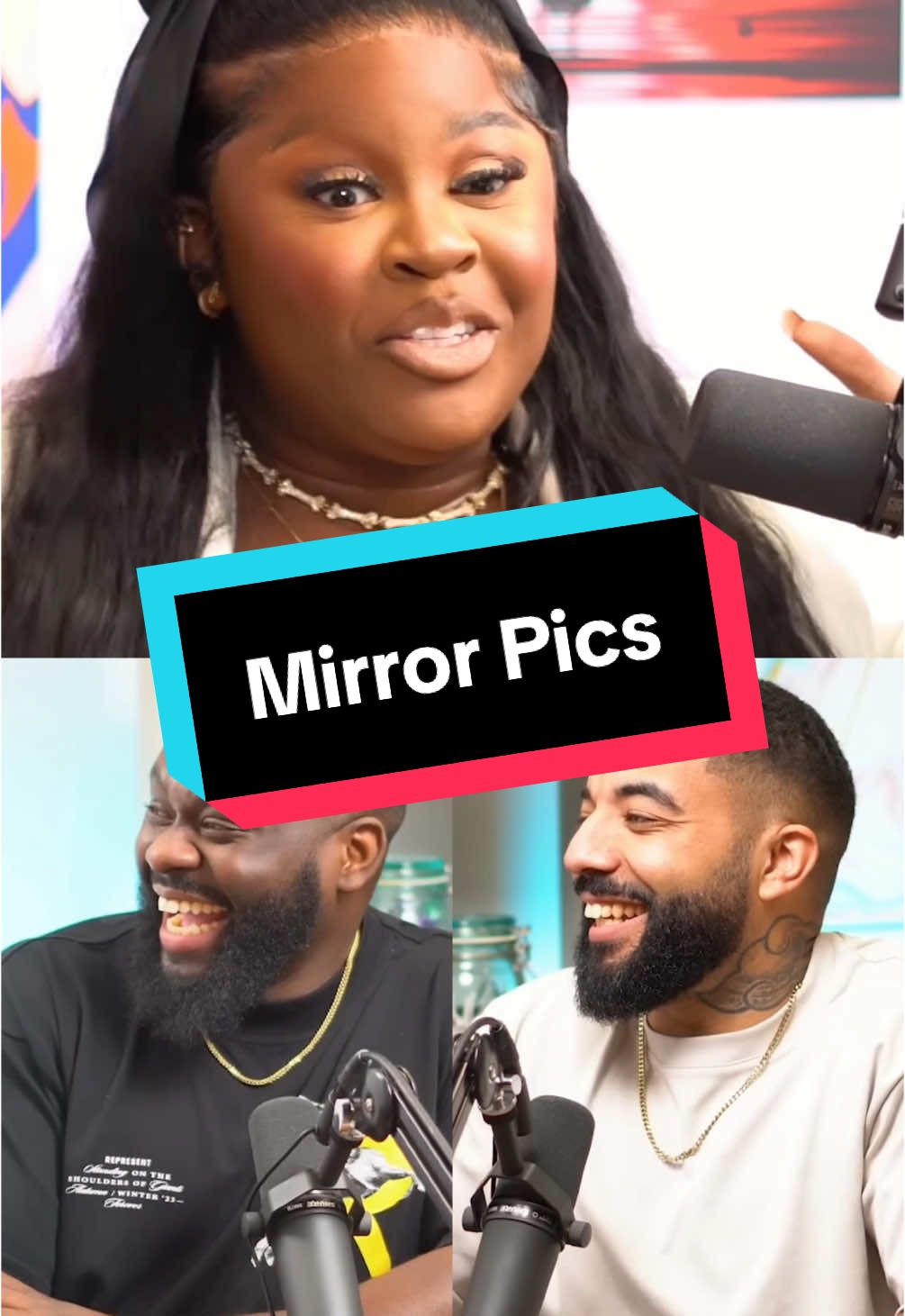 “I’m not on the fence, ME, IM INSIDE”😂😂😂 | Mens Mirror pics 🏋️ | #shxtsngigs #nellarose #fyp #viralvideos #podcasts #storytime 