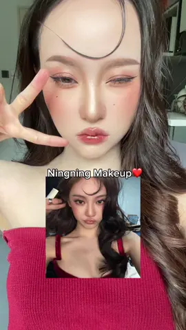 Ningning viral makeup tut มาเสริฟแยะ❤️ #รีวิวบิวตี้ #makeup #aespa #ningningaespa #ningningmakeup #timephoria @TimePhoria Thailand 