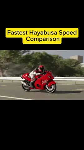 Fastest Hayabusa SPEED comparison. #hayabusa #fastest #speed #explore 