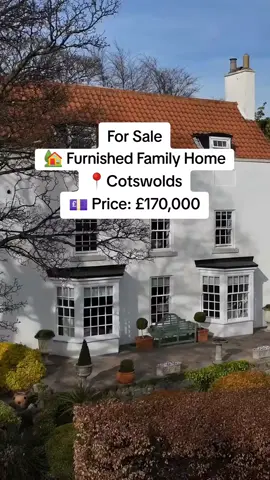 🏡 Fully furnished family home for sale in the breathtaking Cotswolds! Move-in ready — includes all furniture 🛋🛏 Perfect for quiet living, weekend escapes, or rental income 💼 💷 Just £170,000 for a slice of peaceful countryside life 🌿 📍Located in one of the UK’s most charming regions #CotswoldsLiving #FamilyHome #FurnishedHouse #ForSaleUK #CountryLife #TikTokHomes #PropertyDeal #UKRealEstate 