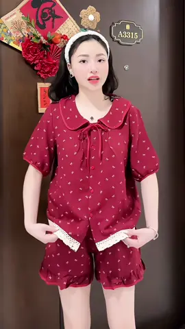 [DEAL MỞ BÁN] Bộ Ngủ Mặc Nhà JUSOKA Cổ Sen Vạt Ren Trắng Chất Đũi Hàn Siêu Xinh DU01 Nhiều Họa Tiết Dễ Thương#bongunu #donguxinh #dobomacnha #macdepmoingay #xuhuong 