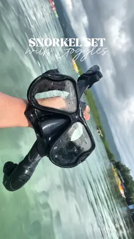 Snorkel tube Goggles set🤿✨ for only 259🌊👌🏻 #snorkeling #snorkel #goggles #freediving 