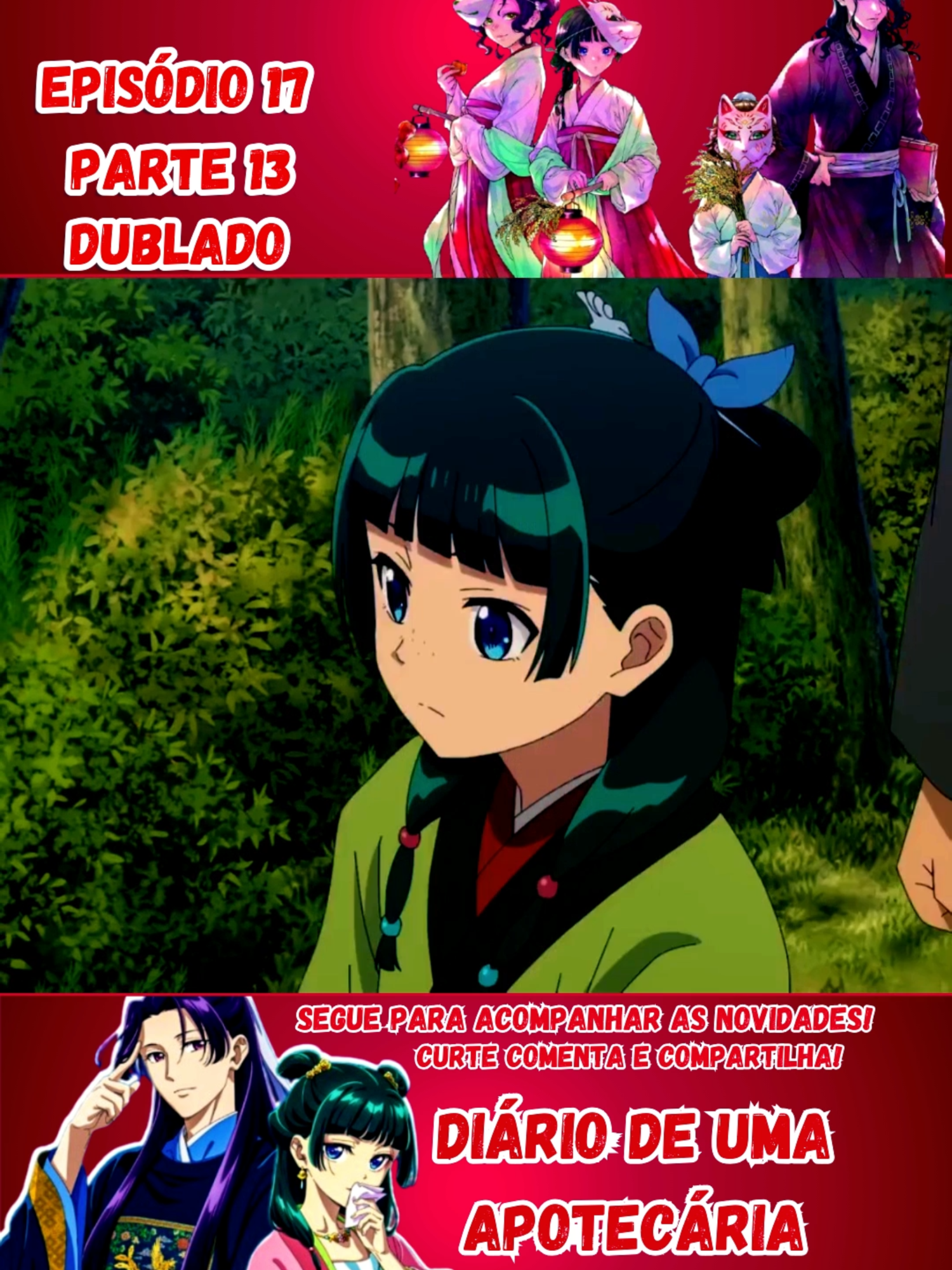 Anime: Diário de Uma Apotecária Dublado 2ª Temporada Episódio 17 Parte 13 #theapothecarydiaries #maomaoxjinshi #kusuriyanohitorigoto #diariodeumaapotecaria #Animedublado #animeedit #animetiktok #animeedition #anime