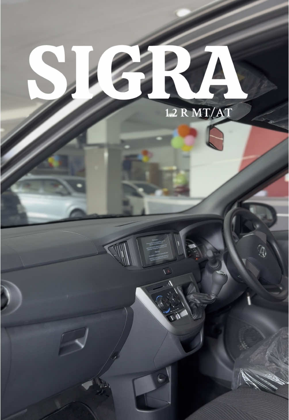 Tampilan Interior New Sigra 1.2 R MT/AT Sangat elegant dan Sporty, Makin Asik lagi apabila Interior Wangi menggoda 🤏🏼☺️