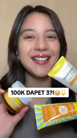 buruan dapetin basic skincare kamu sekarang mumpung lagi promo 100k dapet 3😉💖 @azarinecosmetic #azarine #moizturizeazarine #azarineglowrevo #KERZAKERAZ