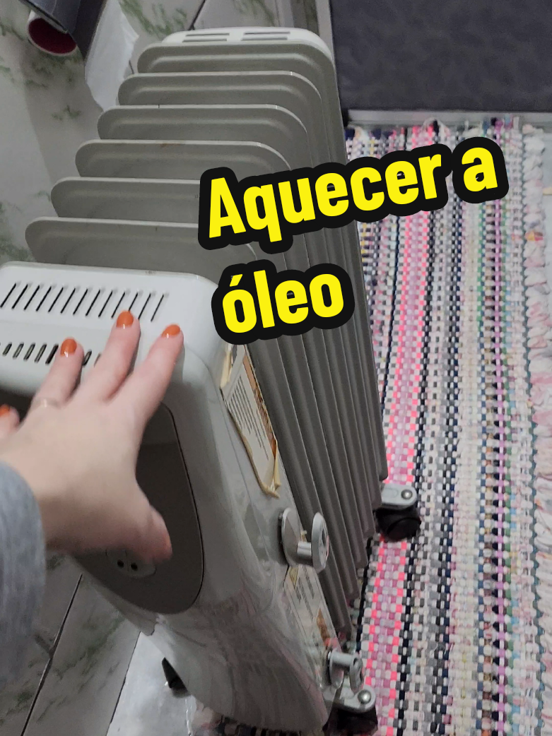 Aquecedor a óleo  #aquecedor #inverno 