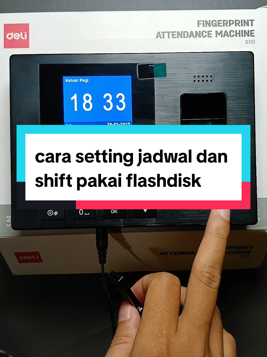 Membalas @lystiii cara setting jadwal dan shift mesin absensi finger print deli es151 cara ini bisa juga untuk deli e3960  #deli #fingerprint #mesinabsensi #mesinabsensisidikjari #xyzabc 