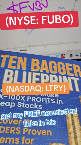 #fubo #ltry #stocks #moneytok #money #stockmarket #TenBaggerBlueprint #daytrader #tenbagger #stocks 