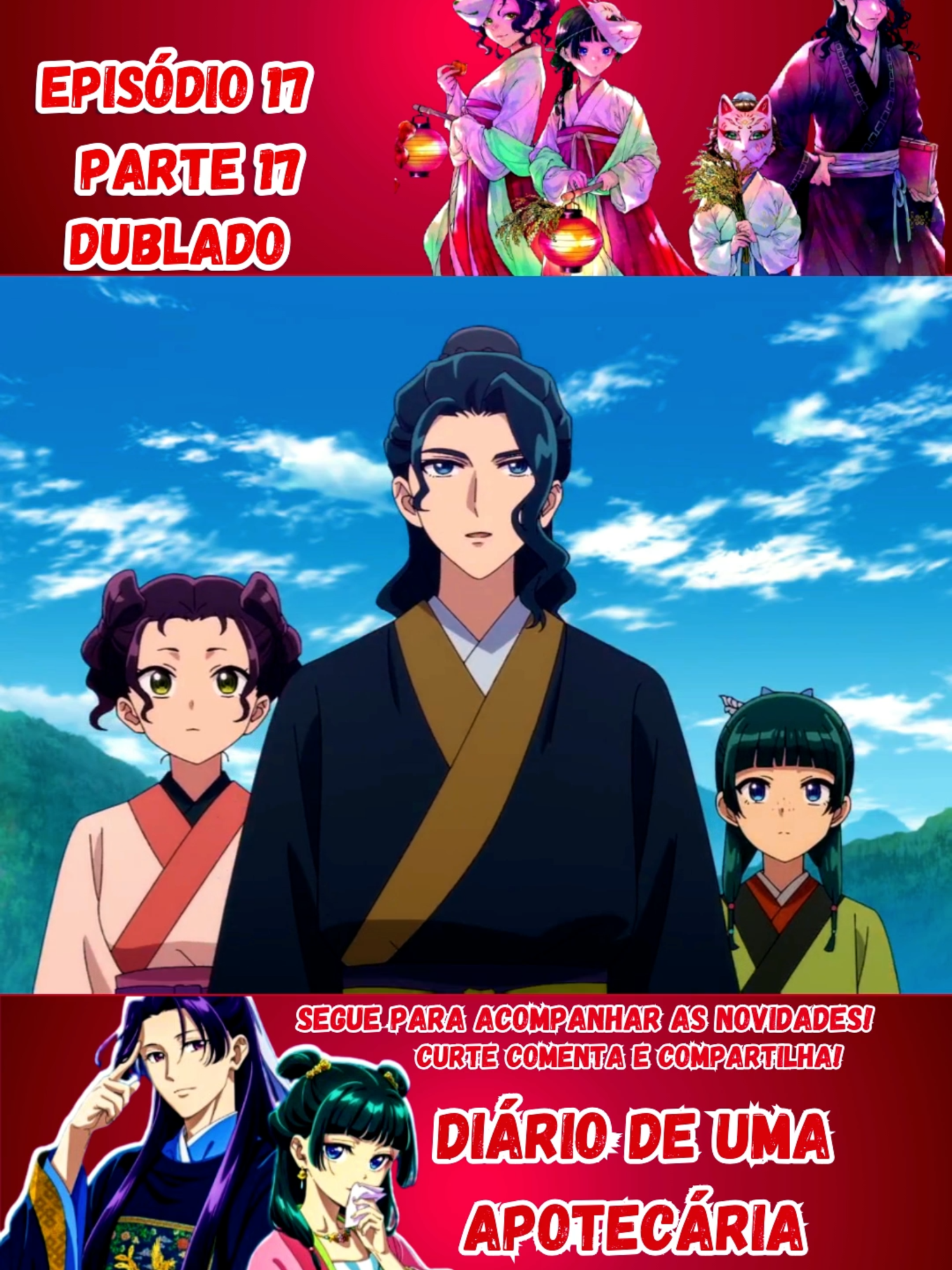 Anime: Diário de Uma Apotecária Dublado 2ª Temporada Episódio 17 Parte 17 #theapothecarydiaries #maomaoxjinshi #kusuriyanohitorigoto #diariodeumaapotecaria #Animedublado #animeedition #animetiktok #animeedit #anime #animes #animedublado