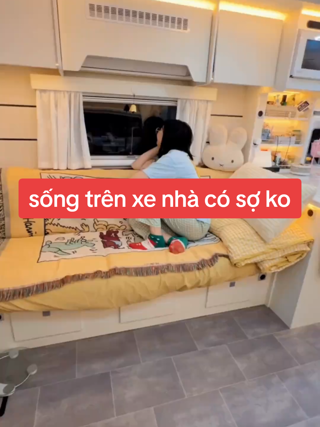 Hồi đầu ở xe nhà di động cũng sợ, nhưng đáng đánh đổi lắm #nhanhocuatoi #nhadidong 