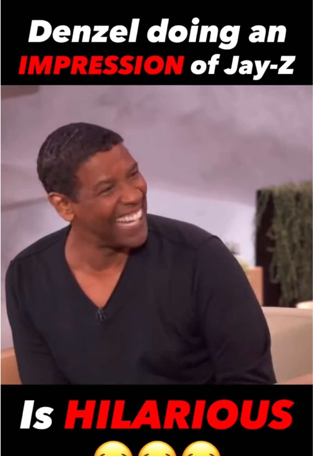 The Jay-Z laugh gets me everytime 🤣 #Denzel #denzelwashington #jayz #impression #impersonation #jaypharoah #godfrey