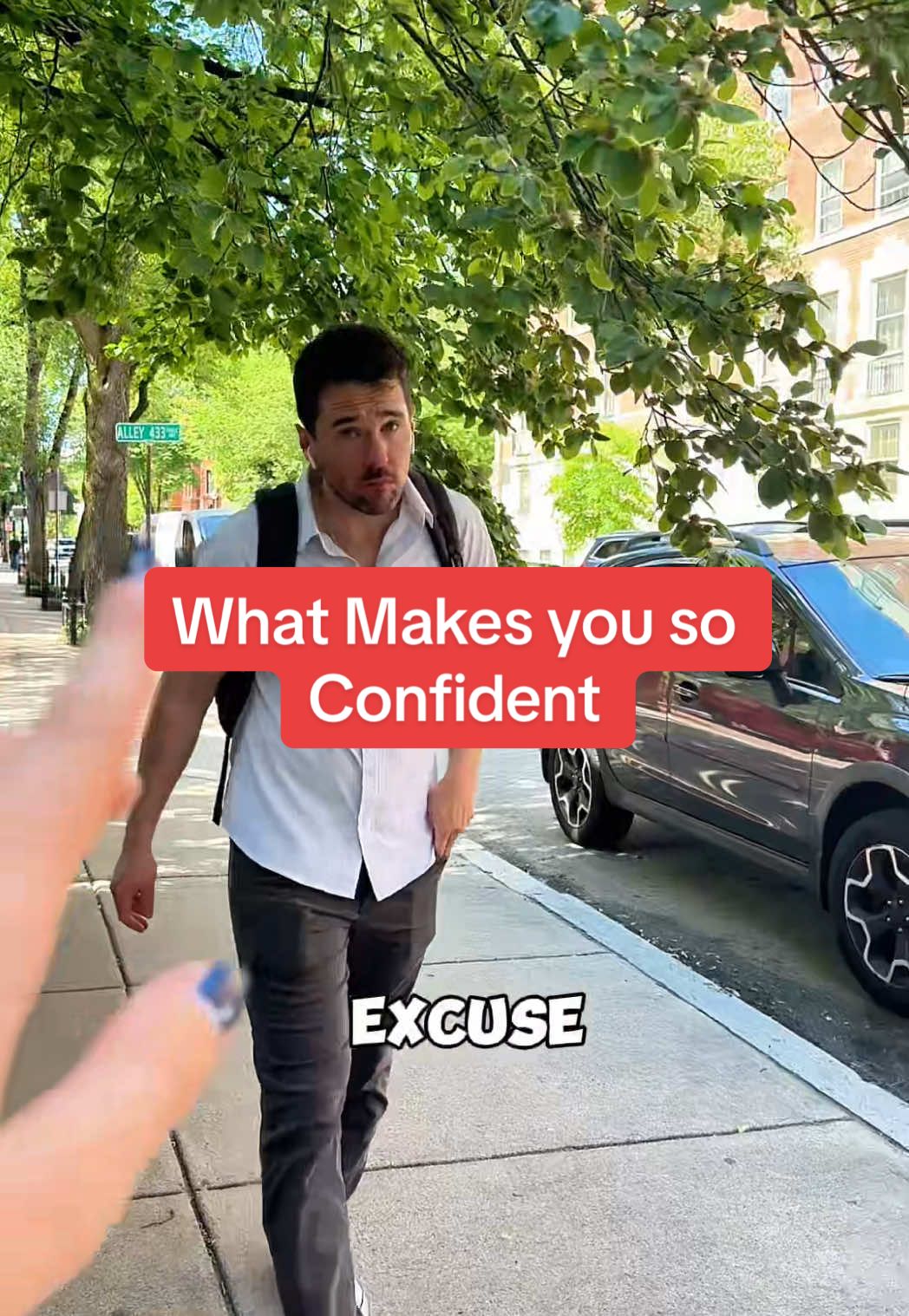 what makes you so confident #streetinterview #confidence #parody 