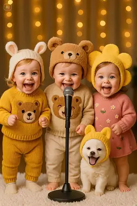 Cute baby singing #baby #cute #cutebaby #babysinging  #AI #fyp #viral #babydance #trendingsong 