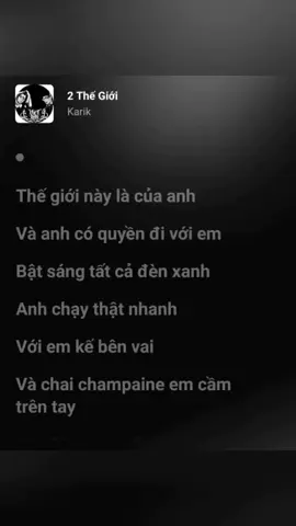 2 thế giới #2thegioi #music #lyrics #fyp #xuhuongtiktok #viraltiktok 