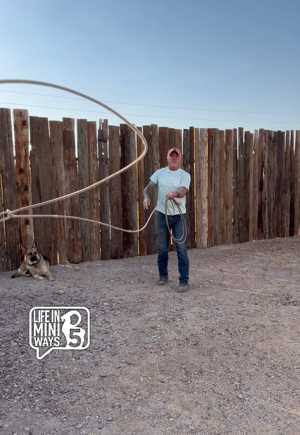 I don’t know what I’m doing. #nomad #camperlife #rvlife #ranchlife #roping 