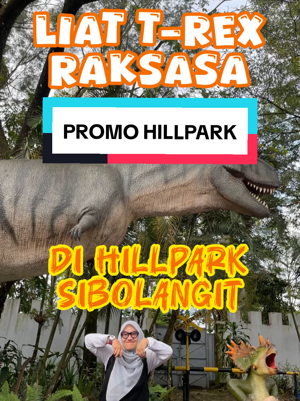 klik tanda lokasi 📍#hillpark untuk harga promo #diskontiktok #diskonhillpark #tiketmasukhillpark #hillparksibolangit #promotiktok #tamanbermain #tamanbermainanak #ideliburan #liburandisumut #trex #dinosaurus #dinosaurus🦖 