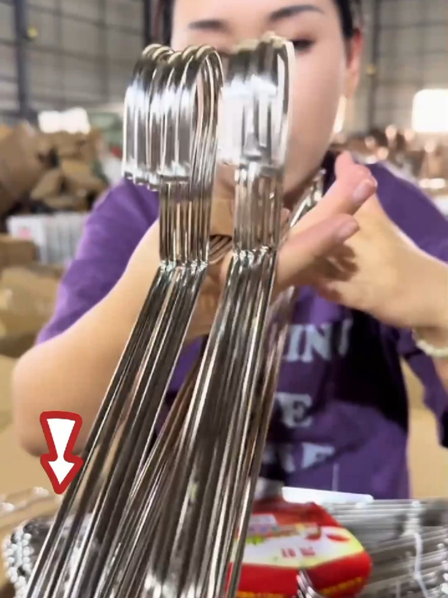 Sét 10-20-30 chiếc móc treo quần áo inox 304, size 42cm#giadung_giadinh01 #cuahangdodungnhabep1 #xuhuongtiktok 