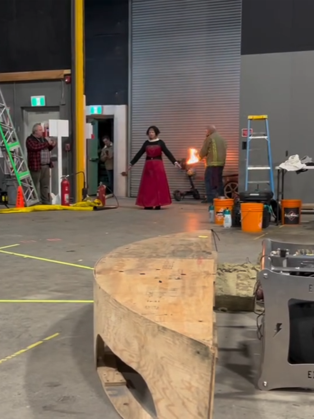 🔥 Did you know? #FinalDestinationBloodlines broke a world record by featuring the oldest person ever set on fire on camera! 😮 🎥 Here's a behind-the-scenes look at 71-year-old stunt legend Yvette Ferguson, who came out of retirement for this fiery scene — and absolutely nailed it! 😱🔥 ⚠️ Warning: This film contains intense and disturbing scenes. Viewer discretion is advised. Don’t miss out! 😉 Now showing in #4DX — only at GSC, this week only! 🎟️ Grab your tickets now and unlock your new fear today! 💀 #FinalDestination #Bloodlines 📸: pacwestspfx #SembangEntertainment #NewReleases #MovieRecommendations #bts #fyp #trending #viral #newmovie #death #fear #unlocked #trauma #traumatised #ptsd