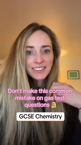 You are guaranteed to get asked one of the four gas tests for GCS3 chemistry- do you know them? #gcsechemistry #gcsescience #gcses2025 #gcsetok #gcserevision #study 