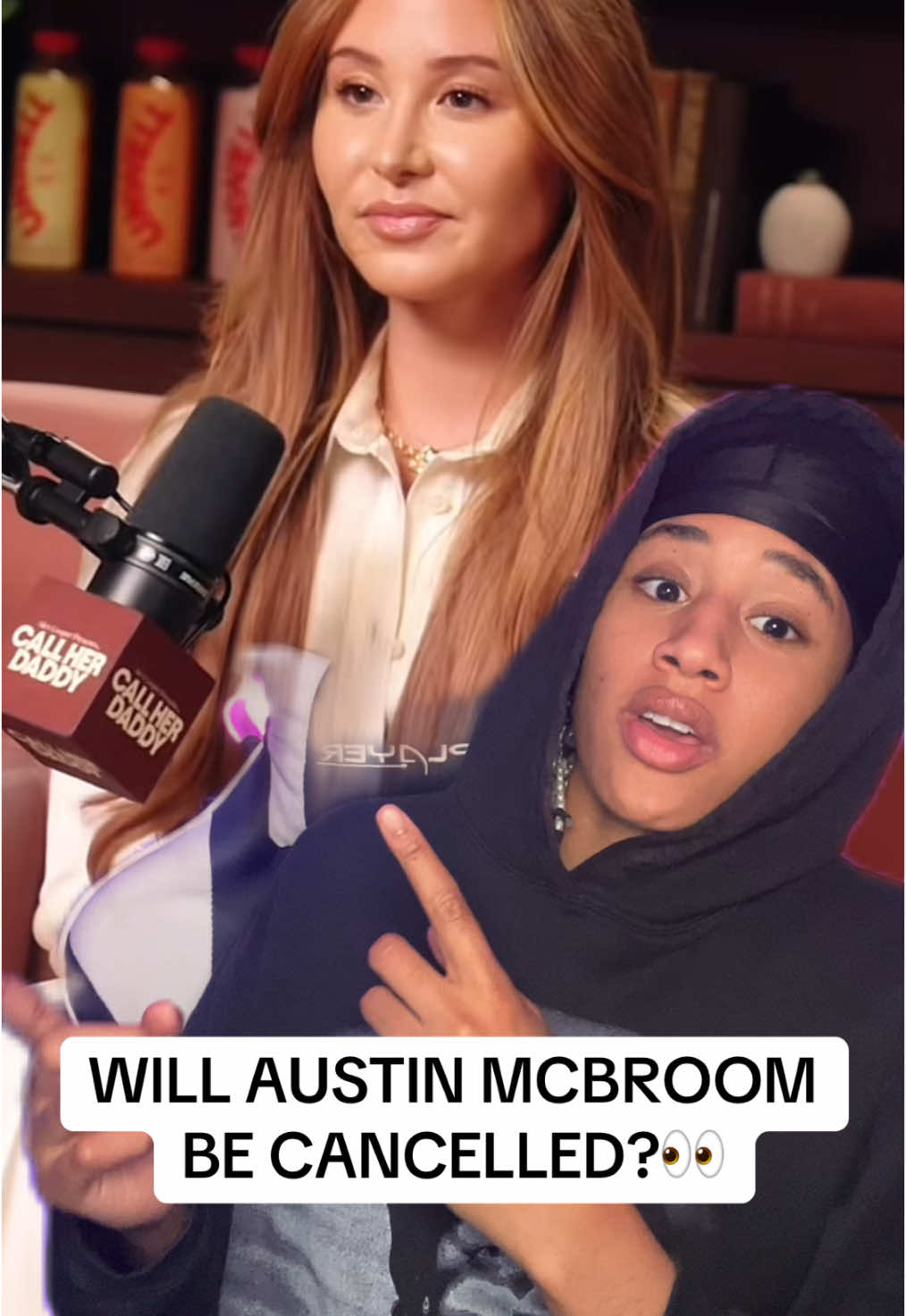 AUSTIN MIGHT BE COOKED FR 💀💀 LINK IN BIO TO FOLLOW MY TWITCH, WE’RE GONNA REACT TO THE INTERVIEW 👀👀🤪 #austinmcbroom #callherdaddy #acefamily #catherinepaiz 