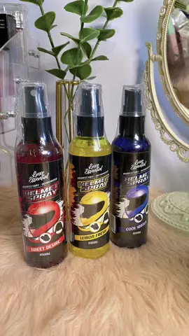 Disinfectant Deodorizer Spray for your helmet! Super bango ✨💯 #LuxeEssentials #LuxeEssentialsPH #HelmetSpray #discoVeiries #dvms 