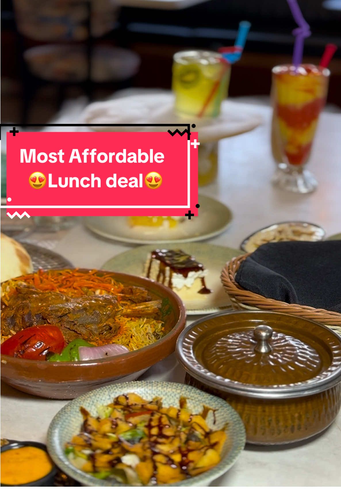 Most affordable Lunch Deal in Karachi😍 don’t forget to tag your friends and family members 🫡 #foryou #foryoupage #fyp #viral #viralvideo #viraltiktok #food #foodtiktok #lunchdeal #AlaRahi #karachi #trendingtiktok #trendingnow #goviral #onthisday 