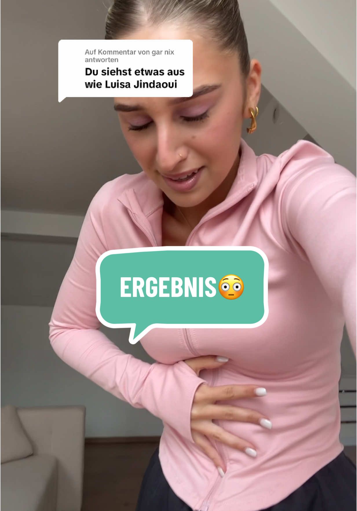 Antwort auf @gar nix | Wieeee? Findet ihr ehrlich?? 💖😳 #fyou #trend #viral #louisajindaoui 