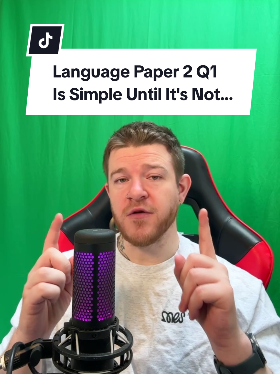 Language Paper 2 Q1 Is Simple Until It's Not... #gcseenglish #louisdoesenglish  #myedspace  #englishlanguage #gcse2025 #gcse #gcseexams #gcseenglishtips #gcseenglishrevision #gcseenglishlit 