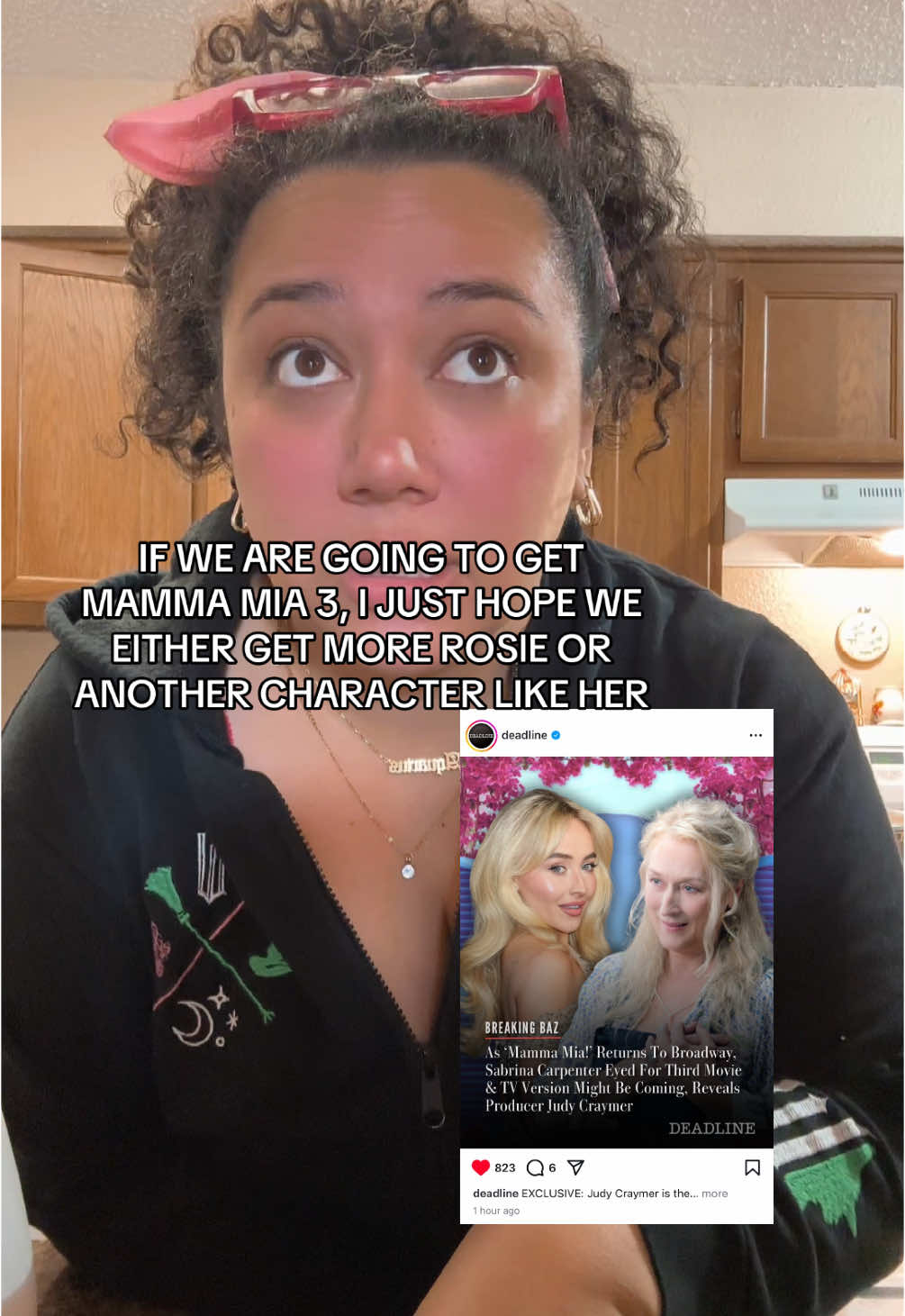 If there’s one character from the #MammaMia franchise that I relate to and absolutely ADORE it’s Rosie! And I just want another character like her or more of her in the next installment! #mammamiamovie #mammamia3 #mammamiaherewegoagain 