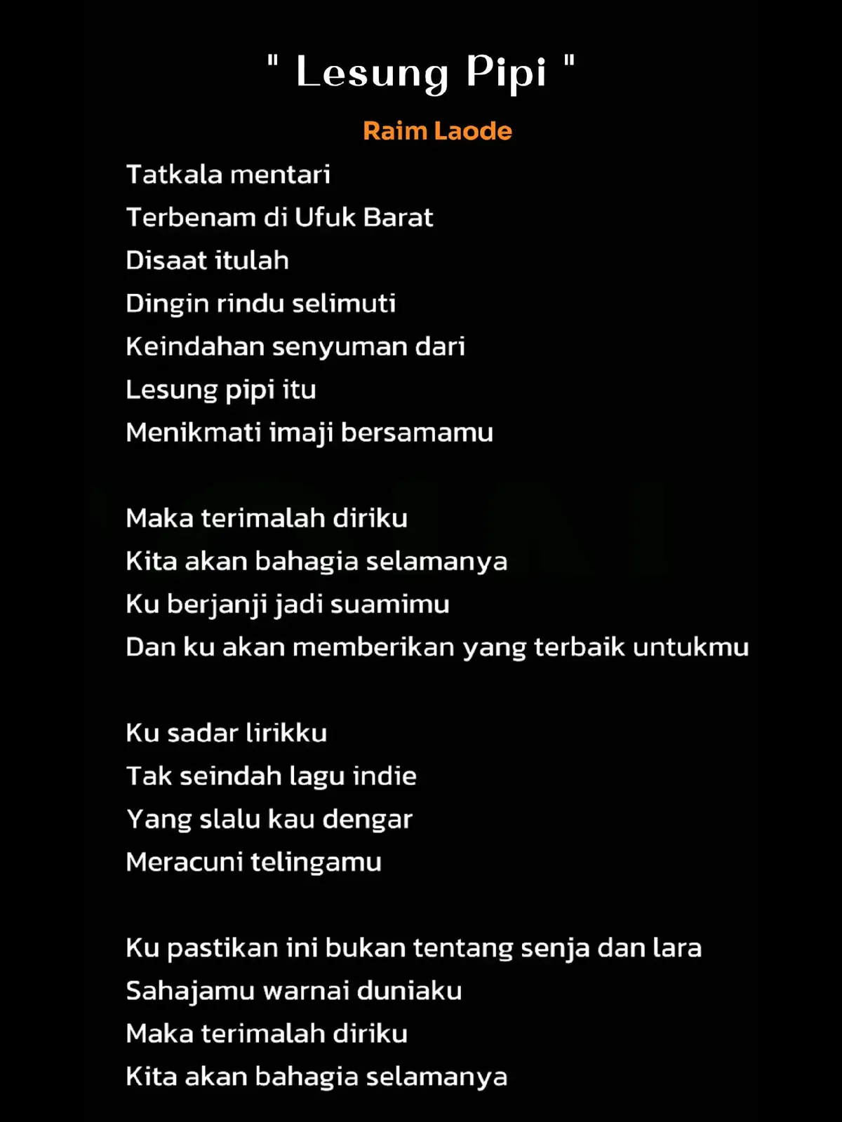 #lirik #liriklagu #lirikgoogle #lyric #lyrics  #lyricssong #lyricsmusic #song #lesungpipi #raimlaode #komang #tiktok #trends #laguviral #laguviraltiktok #lagutrending #soundviral  #4u #xyzabc #foryoupage #fyp #fypシ゚  #fyppppppppppppppppppppppp #masukberanda