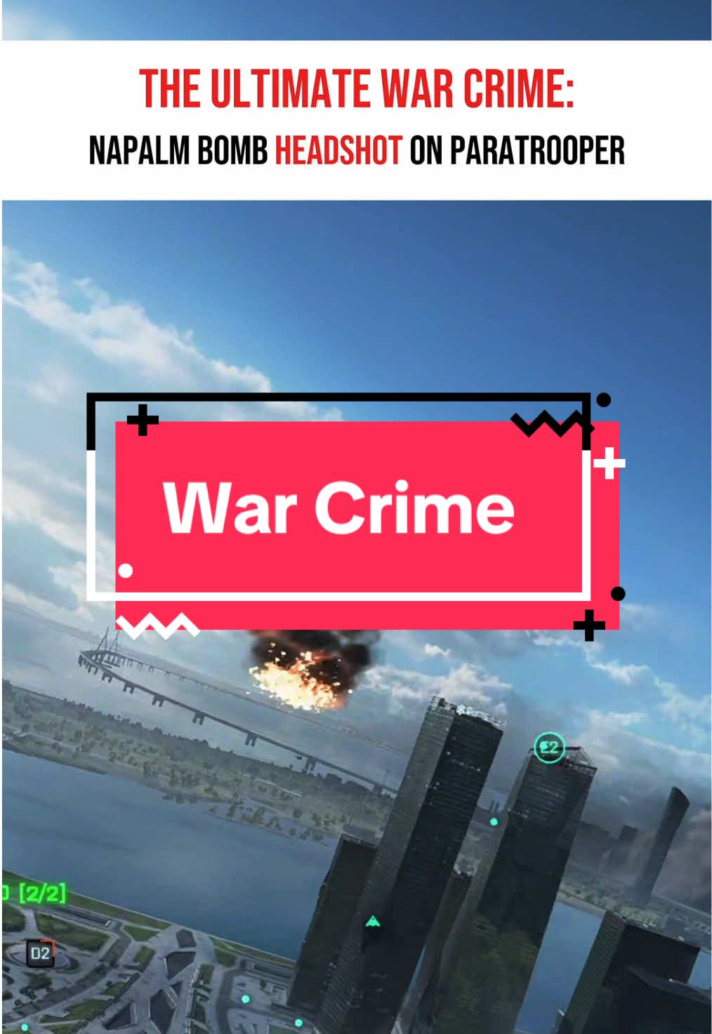 The ULTIMATE war crime #battlefieldtrickshots #battlefield #battlefieldtiktok #battlefield2042 #bf2042 
