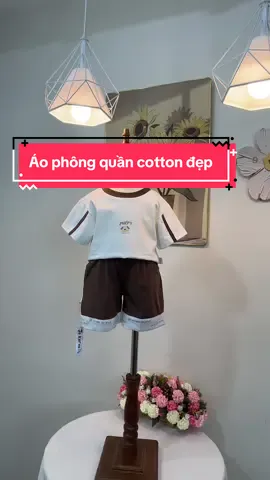 Set cotton đẹp cho bé  #dobetrai #setbetrai #bekorea #xh #trend #H.N