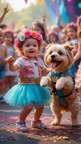 cute baby dance #babydance #baby #funnybaby #babylove #dogdance #dogdancechallenge #fyp