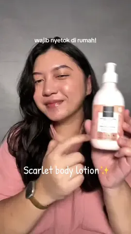 Salah satu body lotion fav aku🫶🏻#scarlet #bodylotion #bodycare #scarlettwhitening 
