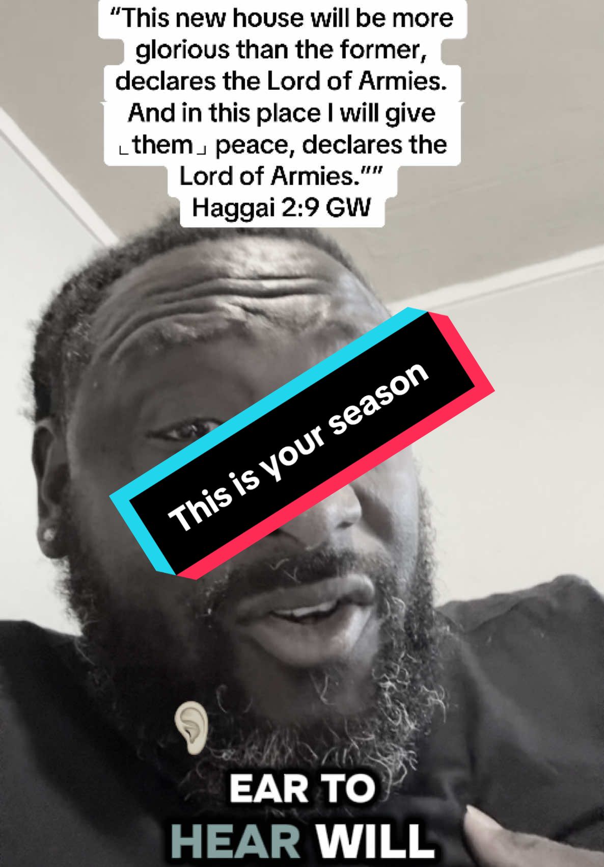 This new house will be more glorious than the former, declares the Lord of Armies. And in this place I will give ⌞them⌟ peace, declares the Lord of Armies.”” ‭‭Haggai‬ ‭2‬:‭9‬ ‭#divine #godisgood #viral #trusttheprocess #god #mysheephearmyvoice #season #creatorsearchinsights #fyp 