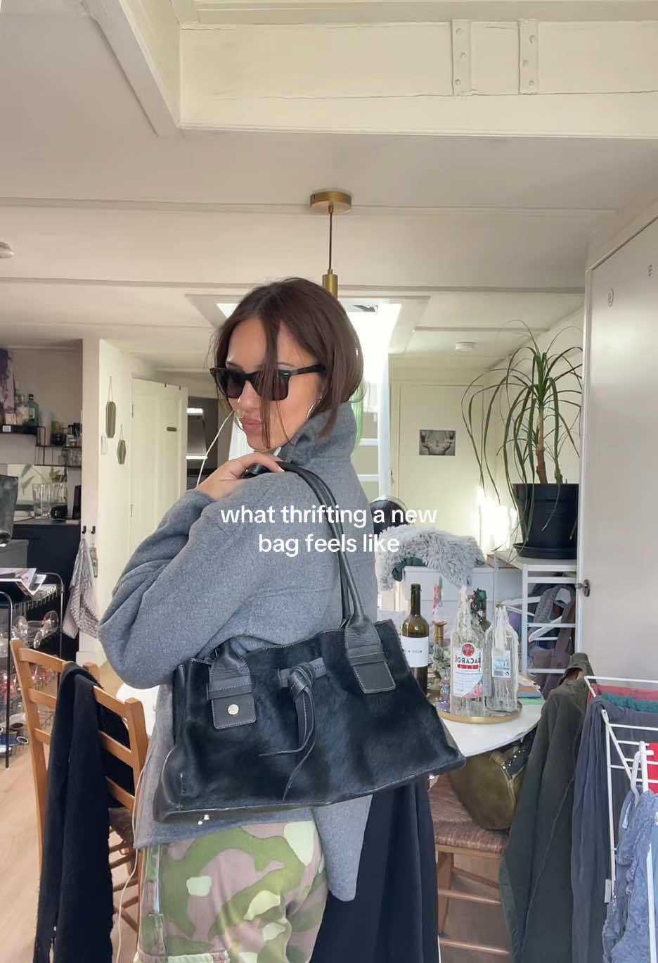 ieeeee so good #fy #thrift #cowbag 