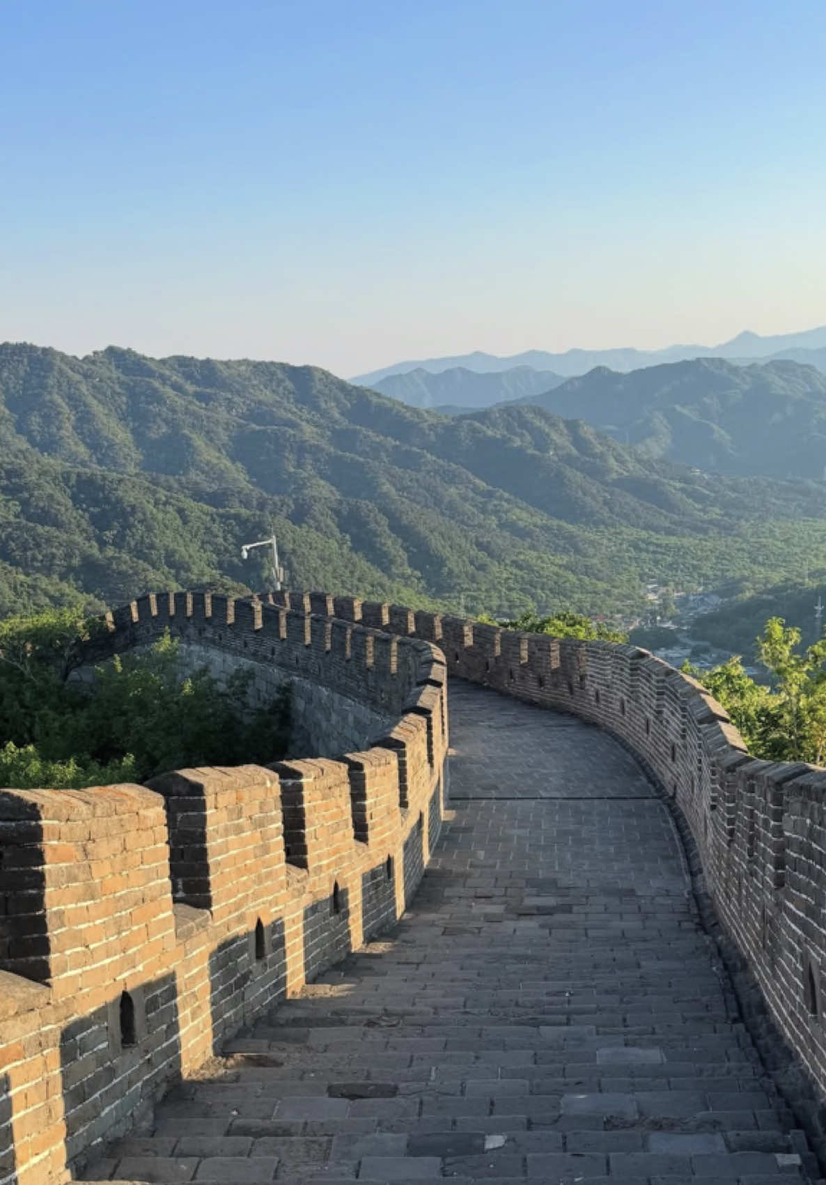 I can now cross this off my bucket list🥹✅ 	#GreatWallOfChina  #SoloTravel #BucketList  #WondersOfTheWorld  #mutianyugreatwall #Beijing #China 