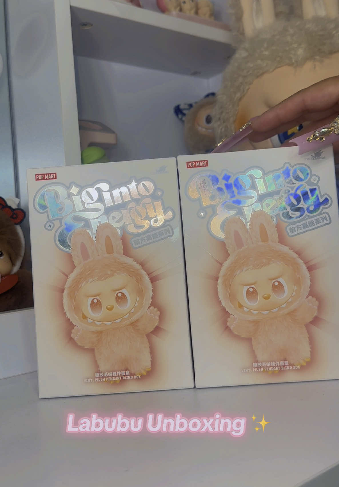 I love her 🤭✨ #obsessed 🤭 #labubu#labubuv3#labububigintoenergy#bigintoenergylabubu#unboxing 