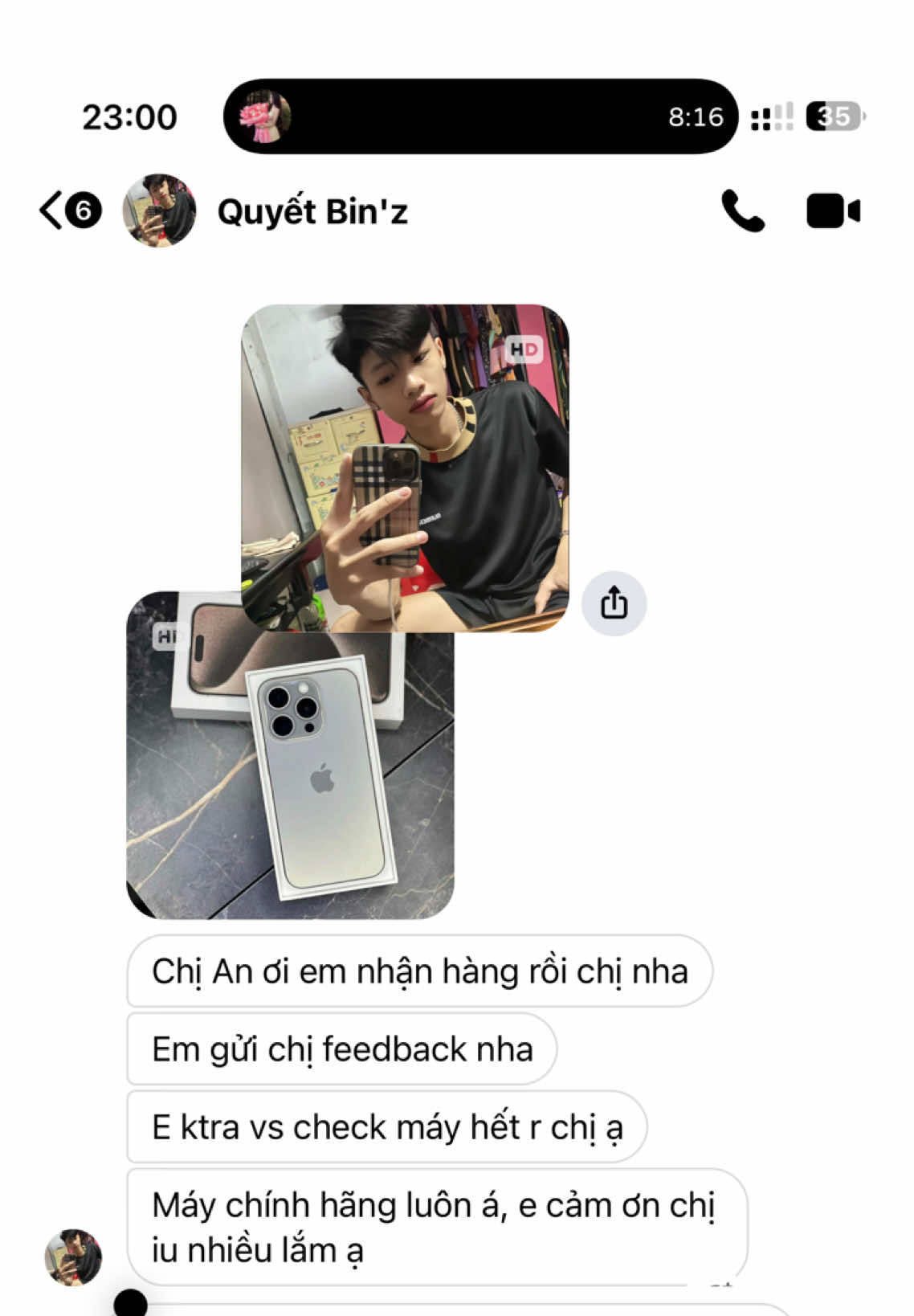 P14 : THÀNH CÔNG TỐT ĐẸP ✅ Feedback của khứa mái xéo bên Hải An #xuhuong #xuhuong2025 #sansaleiphone #sansale1k #sansale #iphonegiare #iphone #iphone1k #viral #viralvideo 