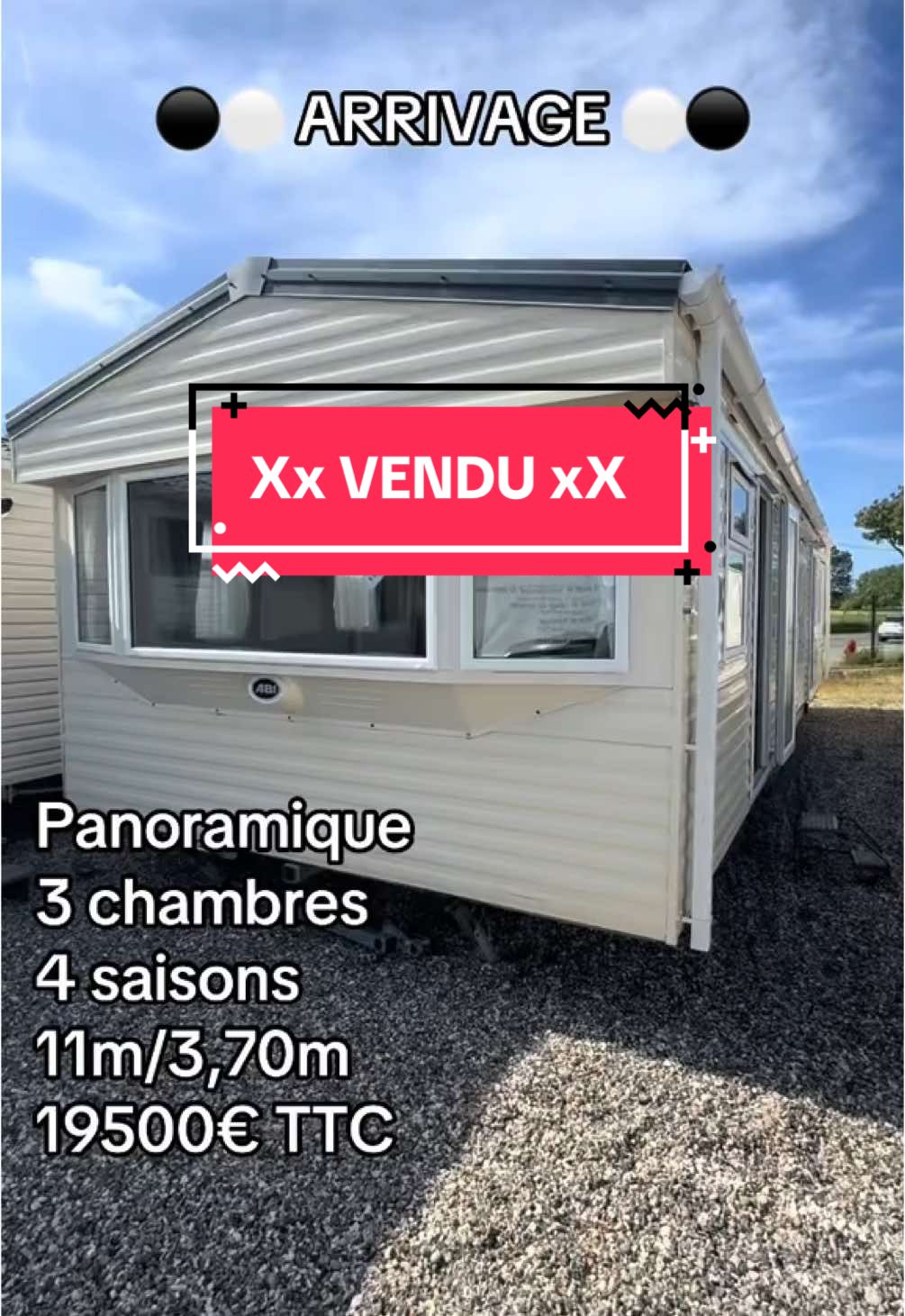 Hello 👋 Voici un Mobilhome d’occasion qui vient d’arriver sur notre parc d’exposition. N’hésitez pas à venir nous rendre visite pour découvrir tous nos Mobilhomes 🤩 À bientôt #Mobilhome #mobilhomestore #follower #vacances #camping #campinglife #vivreenmobilehome #pourtoi #foryoupage #foryou #tiktok #following #followers➕ #follow #page #fyp #foryourpage #tik_tok #hautsdefrance #france 