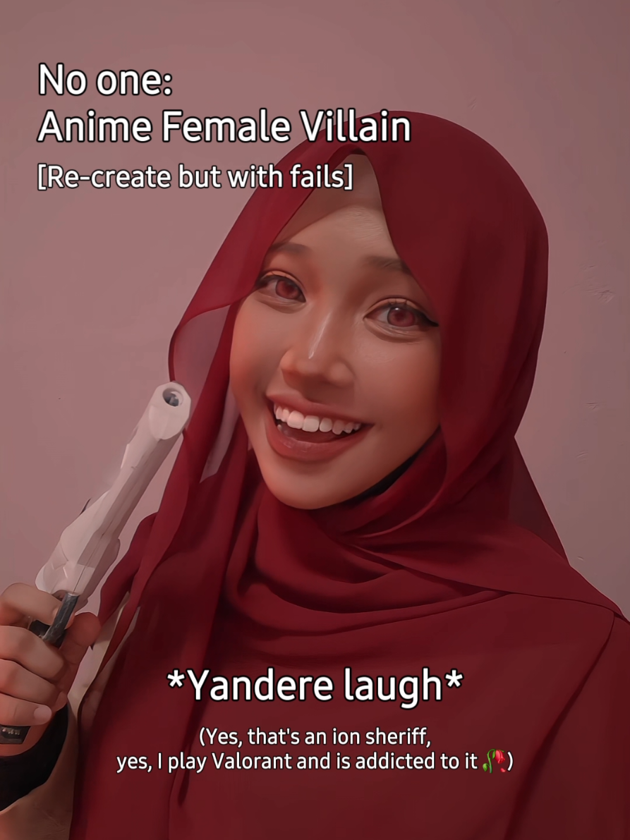 [Re-create + Fails] BOW TO ME PEASANTS #animevoice #animevillain #yandere #scary #horroranime 